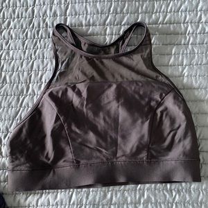 Lululemon Black halter (with mesh) swimsuit top size 8?